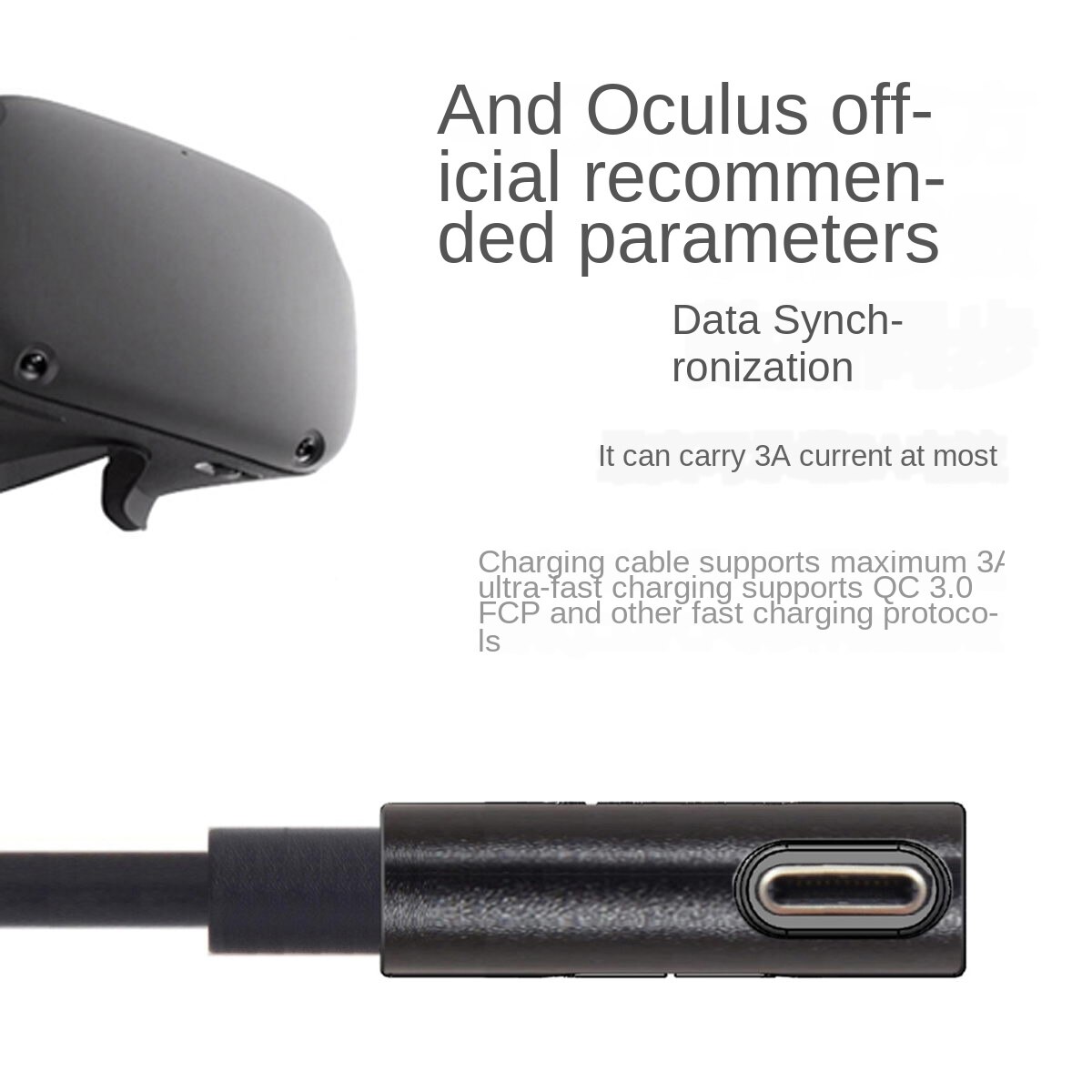 Oculus Quest2 Link USB- C Steam VR CŸ 3.1 ..